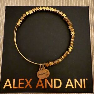 ⭐️ Alex and Ani: Gold Star Charm Bangle